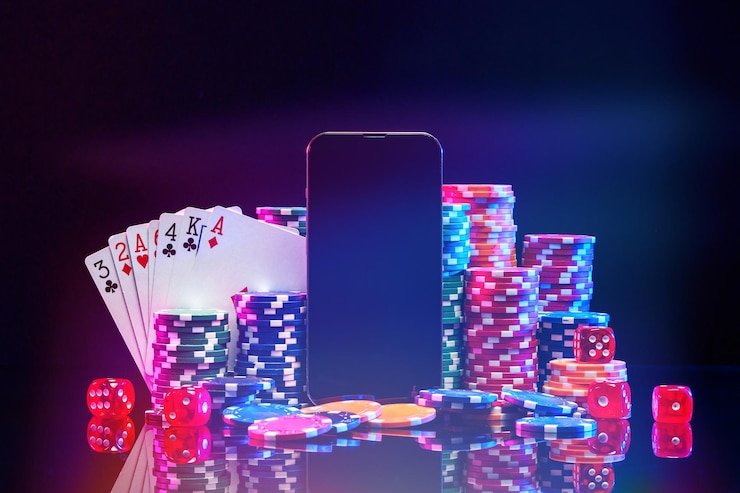 Live card dealer in studio dealing blackjack cards on bolahiu link mobile screen